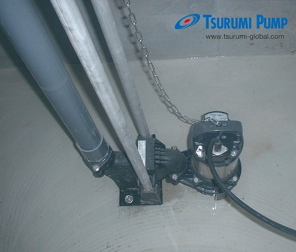 Lắp đặt Bơm nước thải Tsurumi thân inox 40PU2.25